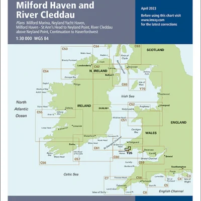 Imray Y26 - Milford Haven Chart