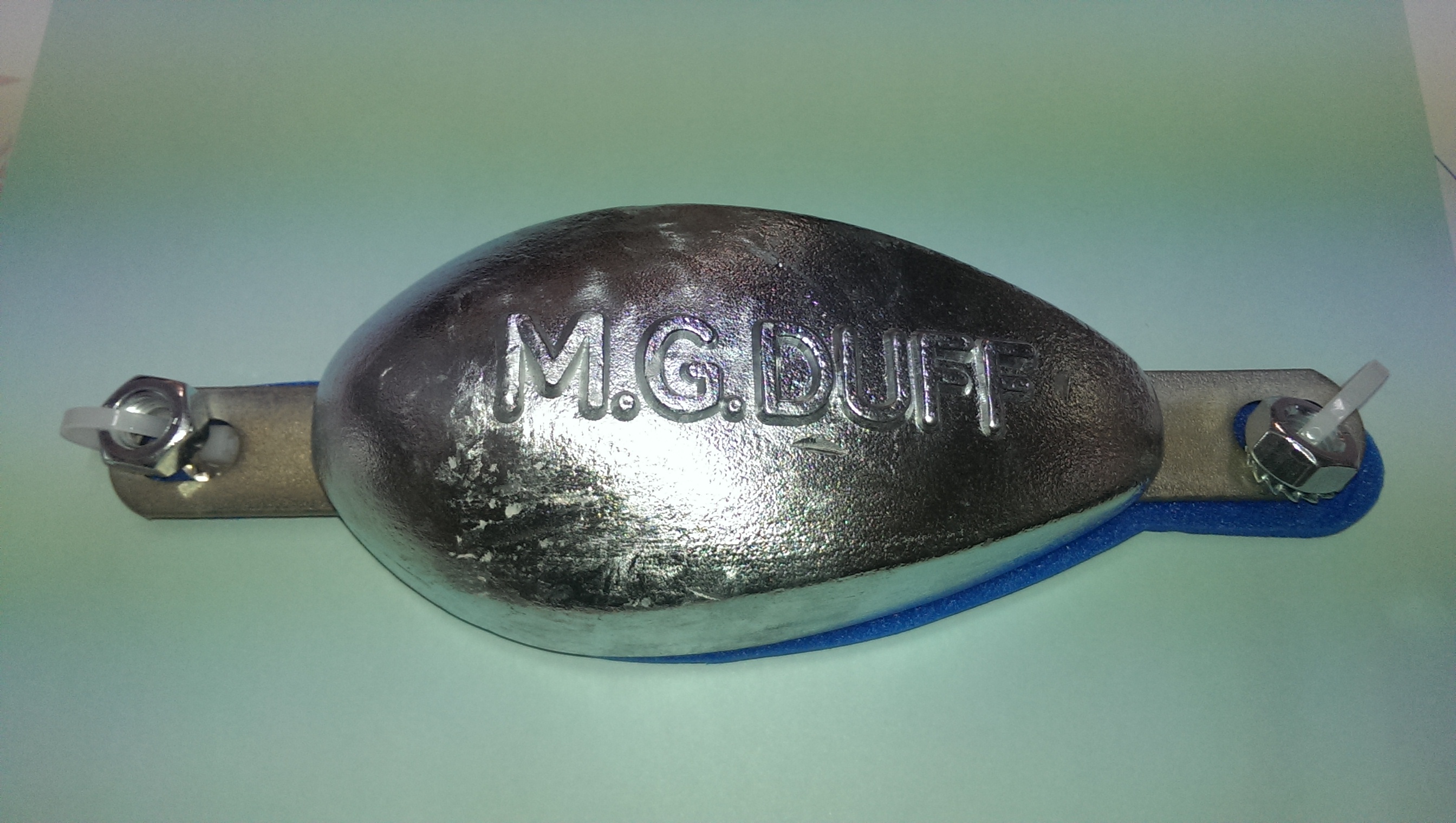 MG Duff ZD77 Zinc Bolt On Pear Anode Kit-0
