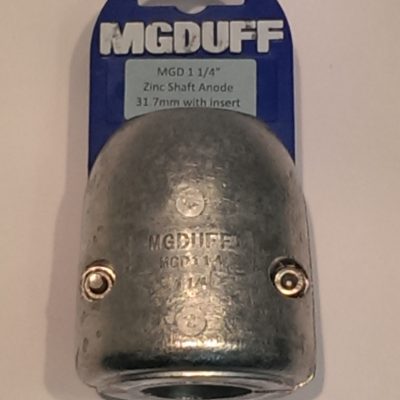 Mg Duff 1 1/4" Zinc Shaft Anode & Clamp Insert-0