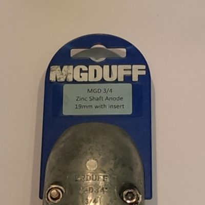 Mg Duff 3/4" Zinc Shaft Anode & Clamp Insert-0
