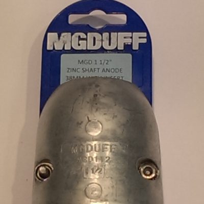 Mg Duff 1 1/2" Zinc Shaft Anode & Clamp Insert-0