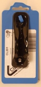 CLAMCLEAT 6-12mm VERTICAL BLACK NYLON