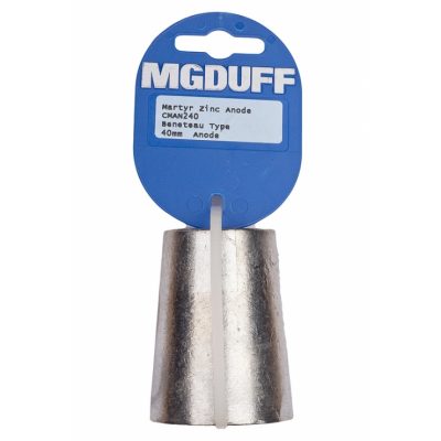 Mg Duff Zinc Anode Beneteau Type 40mm Replacement-0