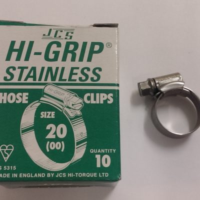 Hi-Grip Size 20 SS Hose Clip-0