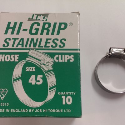 Hi-Grip Size 45 SS Hose Clip-0