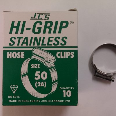 Hi-Grip Size 50 SS Hose Clip-0