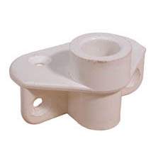 KM Rowlock Side Mount Socket Only White-0