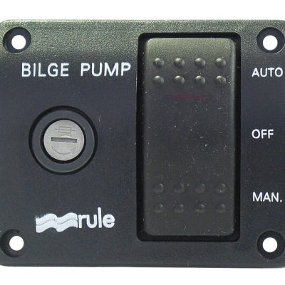 Rule 3-Way Lit Rocker Switch 24 volt DC-0