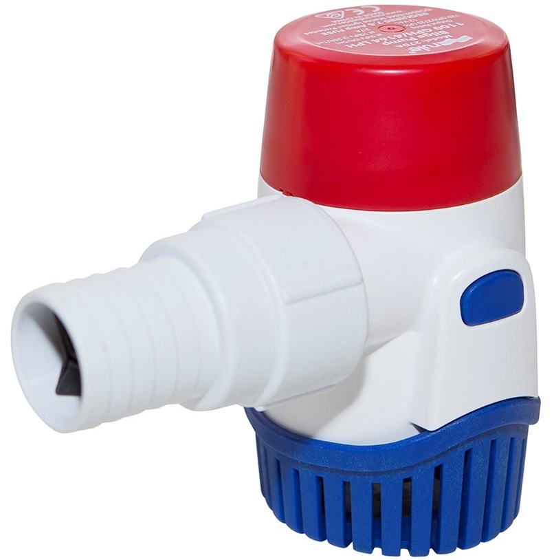 Rule 1100 Fully Submersible NEW MODEL 27DA With Check Valve included for Back Flow Prevention.-0