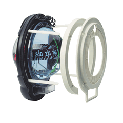 Plastimo Contest 101 Compass Black Vertical Bulkhead Red Card-1171