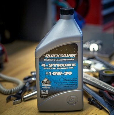 Quicksilver 10W30 Marine Engine Oil 4-Stroke 1L-0