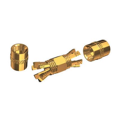 V-Tronix Shakespeare Gold plated Centerpin PL258 splice connector - RG-8X / RG58/AU coax-0