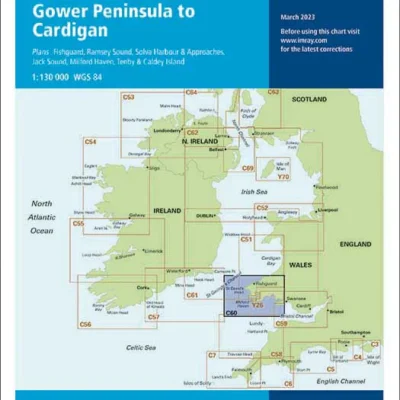 Imray C60 Gower Peninsula to Cardigan Chart