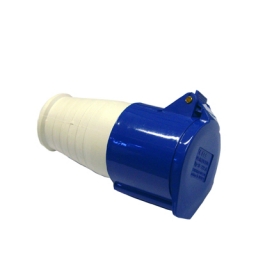Waveline Industrial Connector (Female) 32A 220- 250VAC 2P+E IP44 Blue-0
