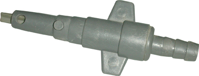 Waveline Mercury / Mariner Male Twist Lock 3/8" Barb Nylon / Brass Tank Fitting -0