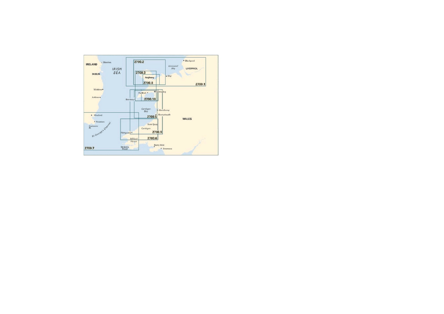 Imray 2700 North and West Wales Chart Pack-2282
