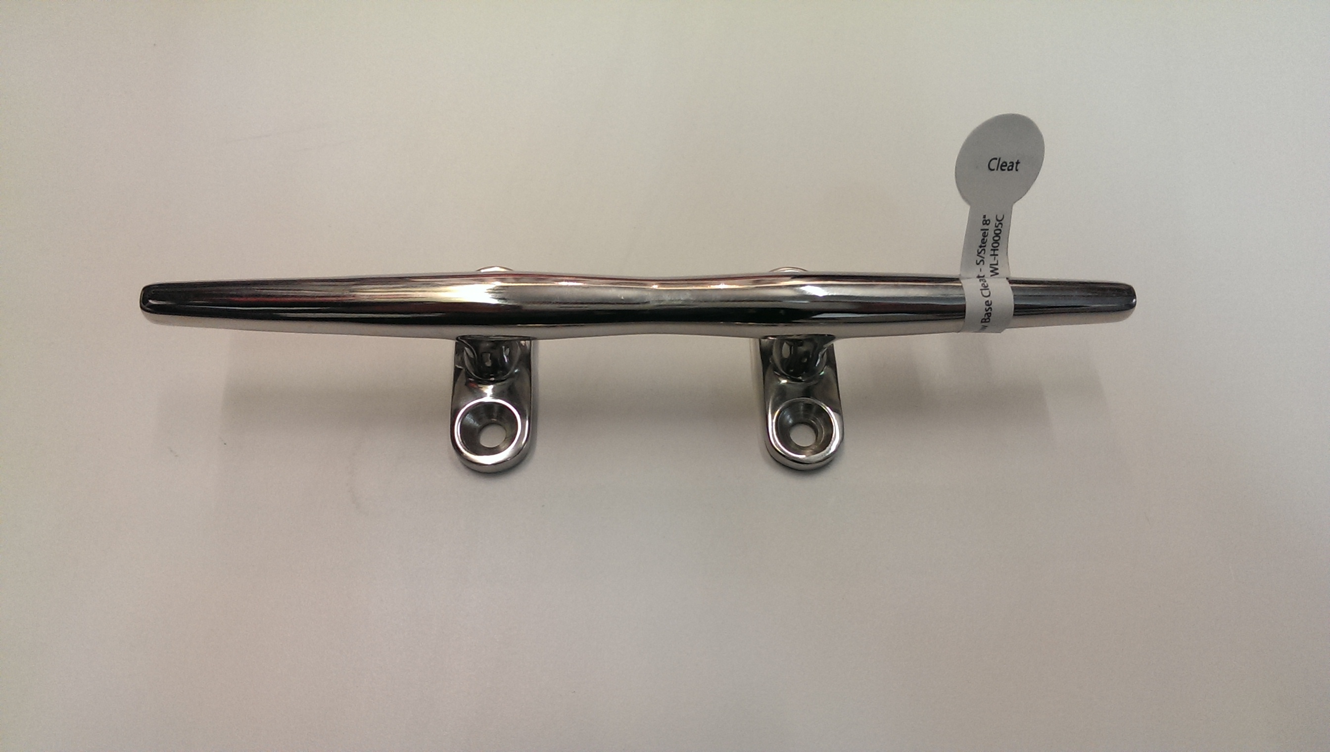 Waveline Hollow Base Cleat - Stainless Steel 8 "-0