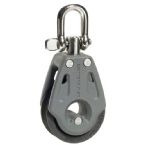 Lewmar 40mm Single, Swivel Head Black-0