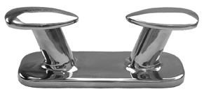 Waveline Horn Bollard - Stainless Steel 8 "-0