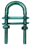 Waveline U-Bolt With Double Plate M10 X 130mm-0