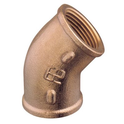 BRONZE 45 DEGREE FF ELBOW 1 1/4"BSP