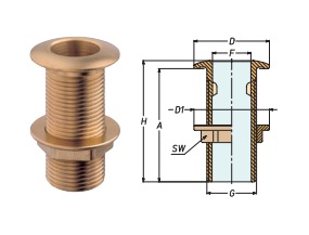 Brass Skin Fitting 3/8"BSP-2601