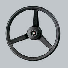 Ultraflex Steering Wheel 3 Spoke Black 335mm-0