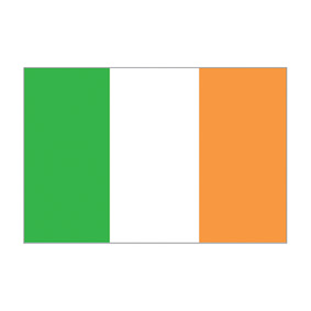 Waveline Ireland Courtesy Flag 45x30cm Printed100d Polyester.-0