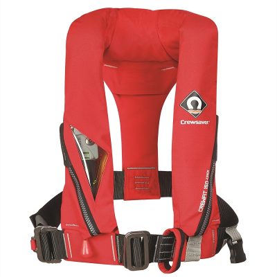 Crewsaver Crewfit 150N Junior Automatic With Harness Red-0