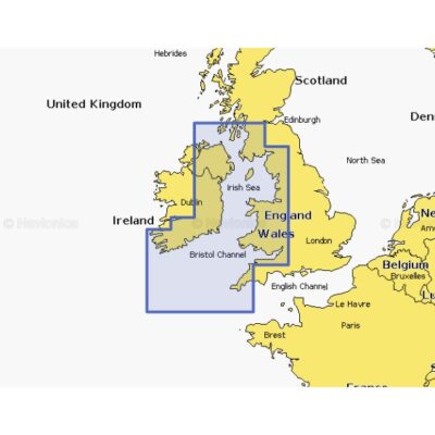 Navionics+ Irish Sea Chart Chart Code: EU004R