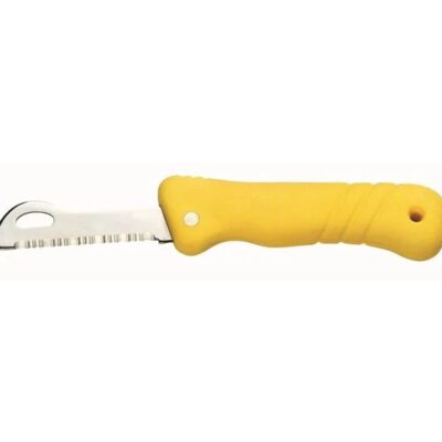Rescue Knife Floating (not locking) - Yellow