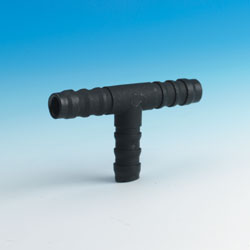 T Hose Connector Plastic - 3/8 Inch-0
