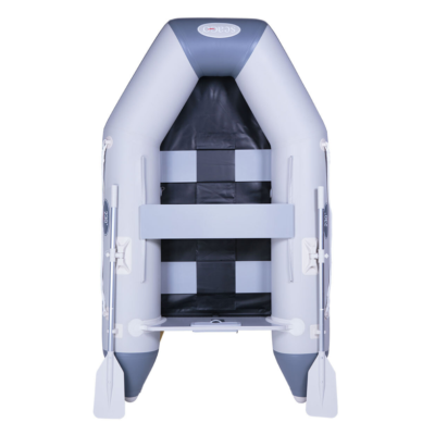 Seago 230-SL Tender with Wooden Slatted Floor and Transom - Light Grey