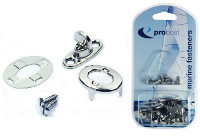 Proboat Turnbutton Kit Brass Nickel Plated (Pack of 5)-0