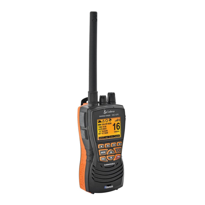 Cobra HH MR600 DSC Handheld VHF Radio with GPS - Best Value Marine Communication - Image 2