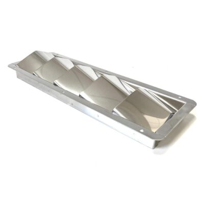 Stainless Steel Slotted Vents 10-46070 – Narrow flush 7 slot SS vent