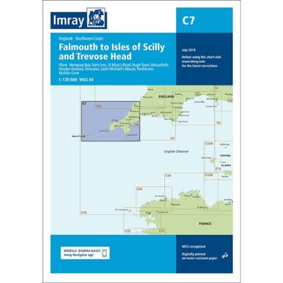 Imray C7 Falmouth to Isles of Scilly & Trevose Head (Imray Chart)
