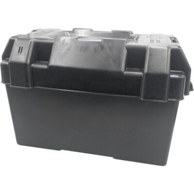 TREM LARGE BATTERY BOX C/W STRAP 200x410x250H mm