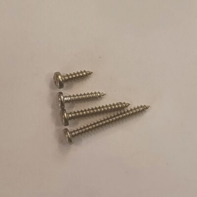 A4 Stainless Steel Recessed Pan Head AB Self-Tapping Screw Size 4