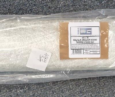 BlueGee 450g/Sq.M. Emulsion Bound Chopped Strand Mat BG42005 1M X 5M