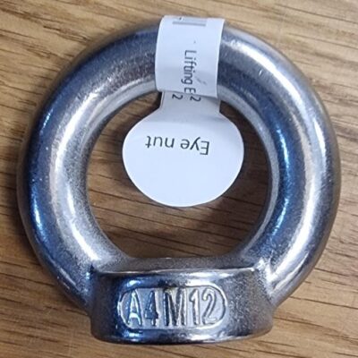 Waveline Lifting Eye Nut - Stainless Steel M12
