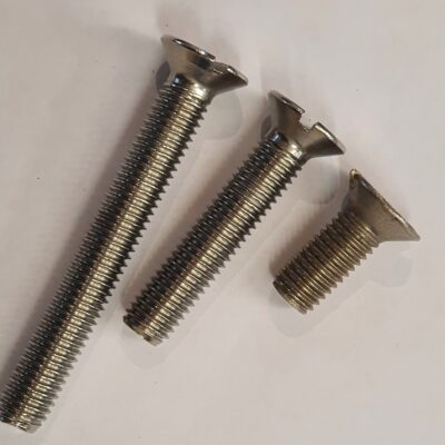 A4 Stainless Steel Slotted Countersunk Machine Screw M10