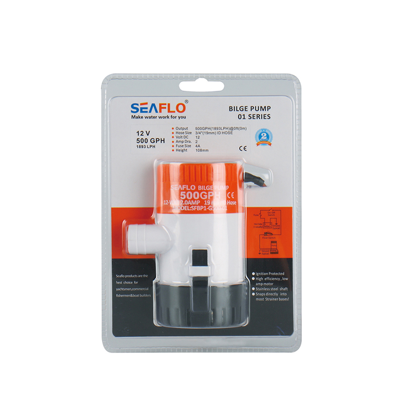 Seaflo Non-Automatic Bilge Pump Submersible Bilge Pumps – 01 SERIES 500GPH - Image 2