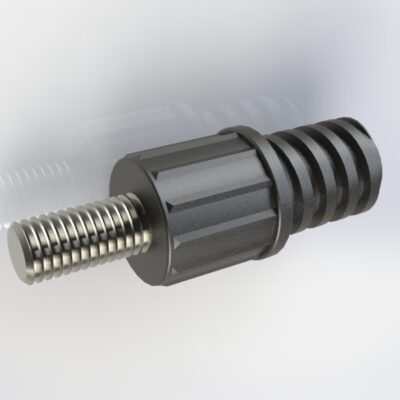 Threaded Adapter for Attaching Washdown Brushes & Deck Brushes to Buoycatcher Pole