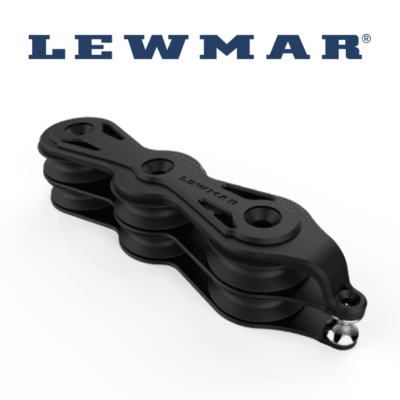 Lewmar Synchro Organiser (Part Number: 29916042BK) - 60MM 3 x 2 Sheave Block System