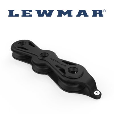 Lewmar Synchro Organiser (Part Number: 29916060BK) - 60MM 1 x 3 Sheave Block System