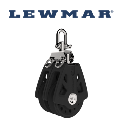 Lewmar 50MM Synchro Block Double (Part Number: 29925002BK)