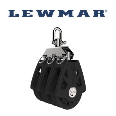 Lewmar 50MM Synchro Block Triple (Part Number: 29925003BK)