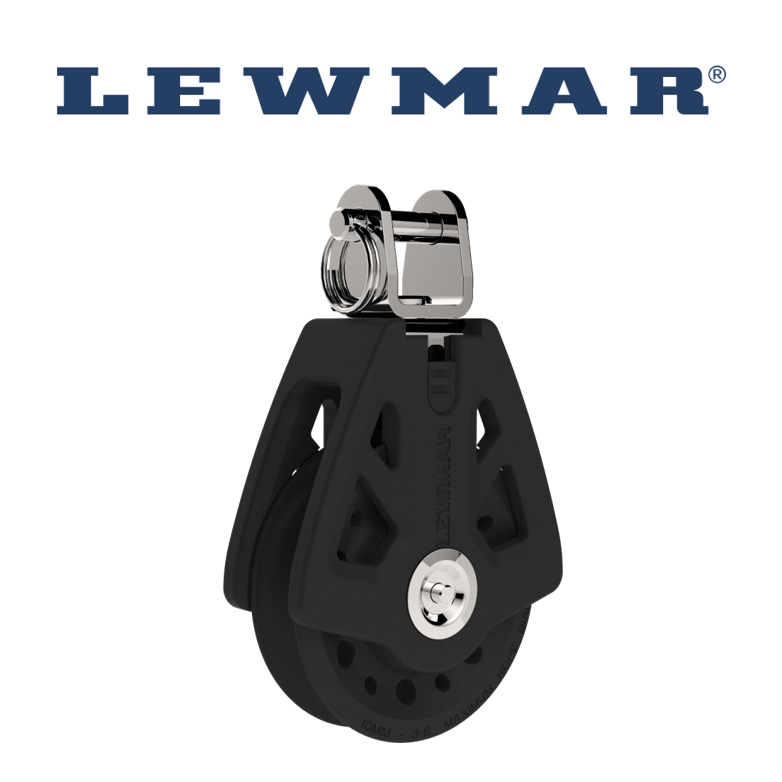 Lewmar 50MM Synchro Halyard Block (Part Number: 29925021BK)