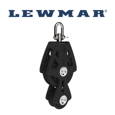 Lewmar 50MM Synchro Block Single Fiddle (Part Number: 29925031BK)